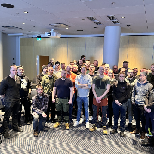 Eltel team at HSSEQ brief day before departing to Ireland 1